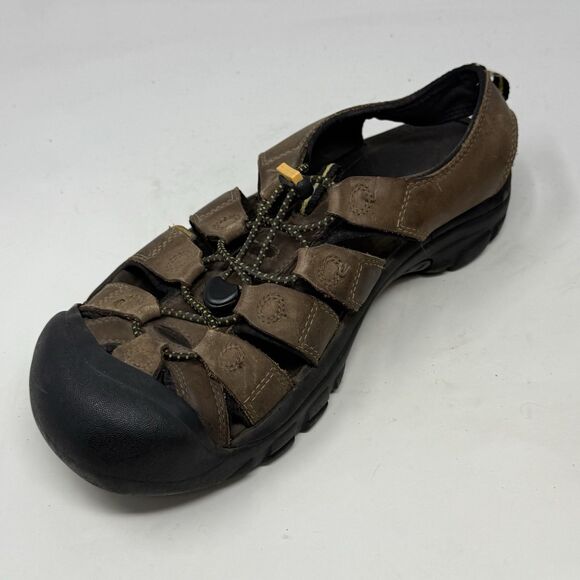 Keen Newport H2 Fisherman Sandals Mens 11 Brown Leather Hiking Waterproof Shoes main image 14
